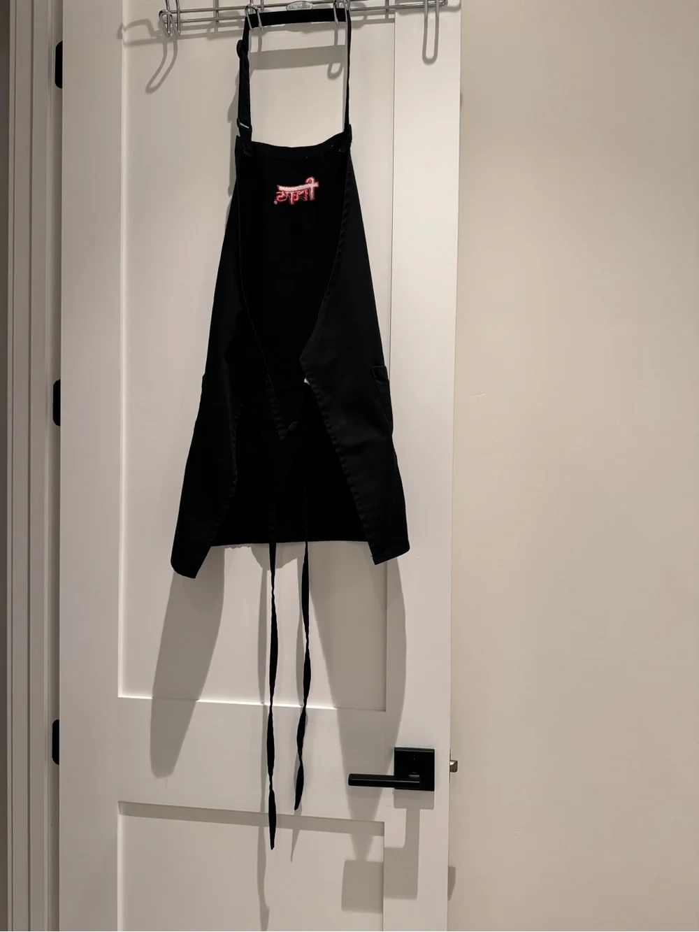 Black Embroidered Chef Apron - Branded Kitchen Apron